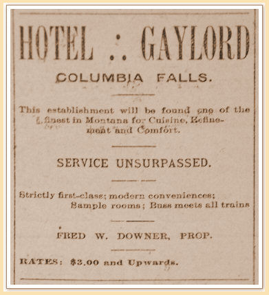 Hotel Gaylord 1894 Inter Lake ad