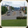 A view of Nucleus Ave. from the intersection of U. S. Hwy. 2 and Nucleus Ave. looking north.